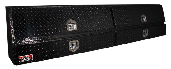 Picture of Unique Truck Accessories Truck Bed Side Rail Tool Box - TBS200-96D-BD-BT