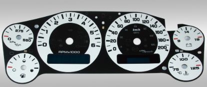 Picture of US Speedo Instrument Cluster Gauge Face Kit - 9001200730K