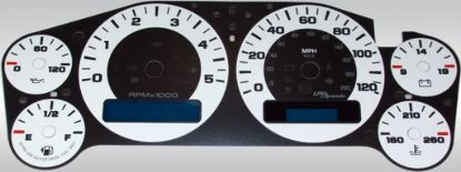 Picture of US Speedo Instrument Cluster Gauge Face Kit - 9001200740