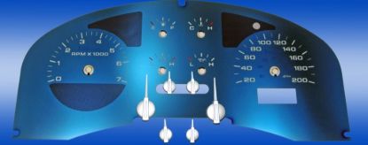 Picture of US Speedo Instrument Cluster Gauge Face Kit - AQF04K