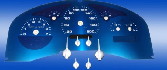 Picture of US Speedo Instrument Cluster Gauge Face Kit - AQF06K
