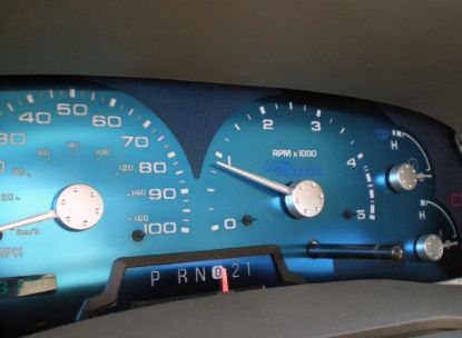 Picture of US Speedo Instrument Cluster Gauge Face Kit - AQF08