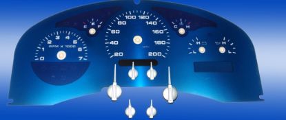 Picture of US Speedo Instrument Cluster Gauge Face Kit - AQF16K