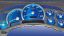 Picture of US Speedo Instrument Cluster Gauge Face Kit - AQH201