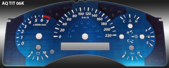 Picture of US Speedo Instrument Cluster Gauge Face Kit - AQTIT06K