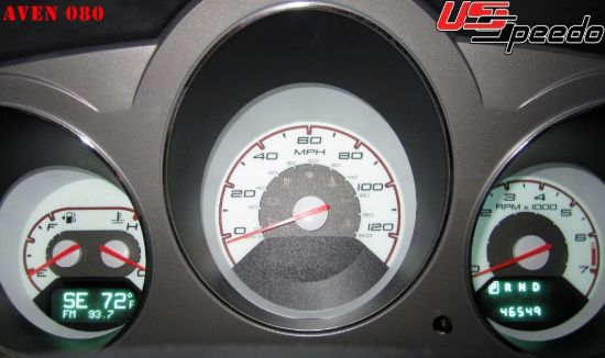 Picture of US Speedo Instrument Cluster Gauge Face Kit - AVE080