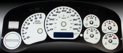 Picture of US Speedo Instrument Cluster Gauge Face Kit - CK1000230