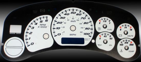 Picture of US Speedo Instrument Cluster Gauge Face Kit - CK1000230