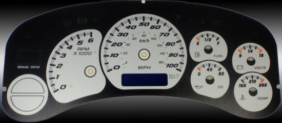 Picture of US Speedo Instrument Cluster Gauge Face Kit - CK1000232