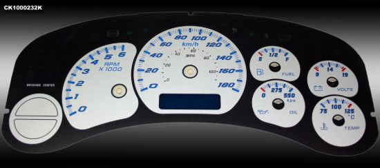 Picture of US Speedo Instrument Cluster Gauge Face Kit - CK100023K2