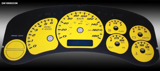 Picture of US Speedo Instrument Cluster Gauge Face Kit - CK100023K3