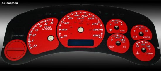 Picture of US Speedo Instrument Cluster Gauge Face Kit - CK100023K5