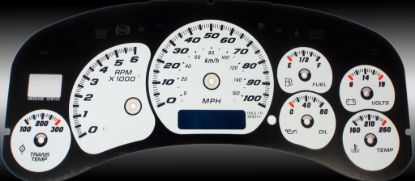 Picture of US Speedo Instrument Cluster Gauge Face Kit - CK1000240