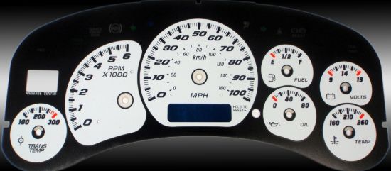 Picture of US Speedo Instrument Cluster Gauge Face Kit - CK1000240