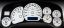 Picture of US Speedo Instrument Cluster Gauge Face Kit - CK1000240