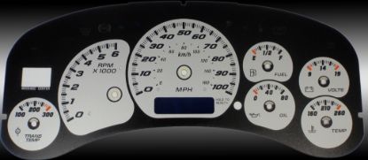 Picture of US Speedo Instrument Cluster Gauge Face Kit - CK1000242