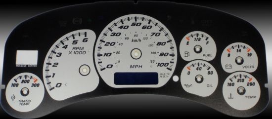 Picture of US Speedo Instrument Cluster Gauge Face Kit - CK1000242