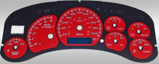 Picture of US Speedo Instrument Cluster Gauge Face Kit - CK1000245