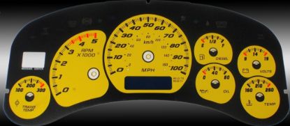 Picture of US Speedo Instrument Cluster Gauge Face Kit - CK100024D3