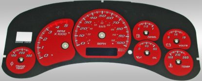 Picture of US Speedo Instrument Cluster Gauge Face Kit - CK100024D5