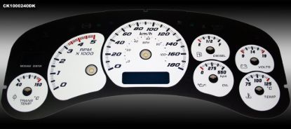 Picture of US Speedo Instrument Cluster Gauge Face Kit - CK100024DK0