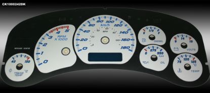 Picture of US Speedo Instrument Cluster Gauge Face Kit - CK100024DK2