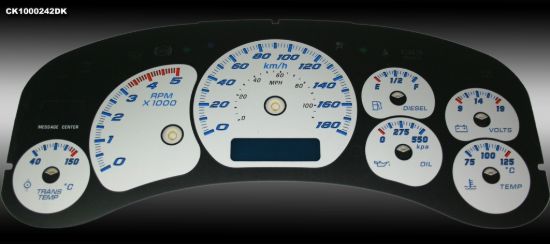 Picture of US Speedo Instrument Cluster Gauge Face Kit - CK100024DK2