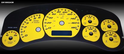 Picture of US Speedo Instrument Cluster Gauge Face Kit - CK100024DK3