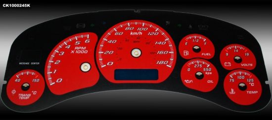 Picture of US Speedo Instrument Cluster Gauge Face Kit - CK100024DK5