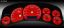 Picture of US Speedo Instrument Cluster Gauge Face Kit - CK100024DK5