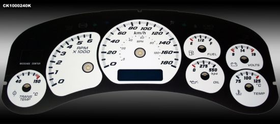 Picture of US Speedo Instrument Cluster Gauge Face Kit - CK100024K0