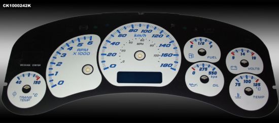 Picture of US Speedo Instrument Cluster Gauge Face Kit - CK100024K2
