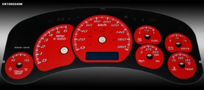 Picture of US Speedo Instrument Cluster Gauge Face Kit - CK100024K5