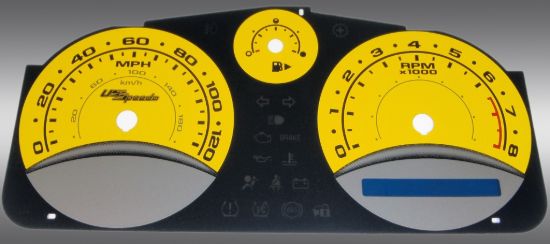 Picture of US Speedo Instrument Cluster Gauge Face Kit - COB063