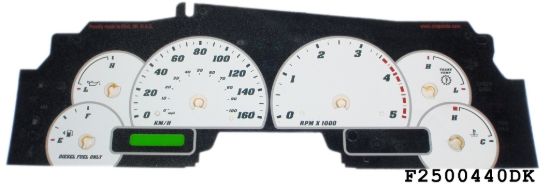 Picture of US Speedo Instrument Cluster Gauge Face Kit - F250044D0K