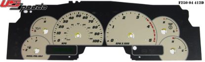 Picture of US Speedo Instrument Cluster Gauge Face Kit - F250044D12