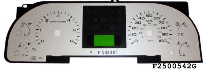 Picture of US Speedo Instrument Cluster Gauge Face Kit - F2500542