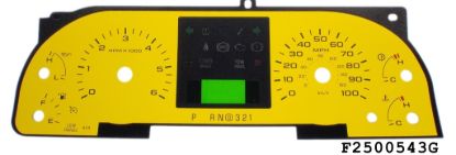 Picture of US Speedo Instrument Cluster Gauge Face Kit - F2500543