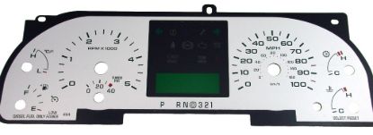 Picture of US Speedo Instrument Cluster Gauge Face Kit - F250054D2