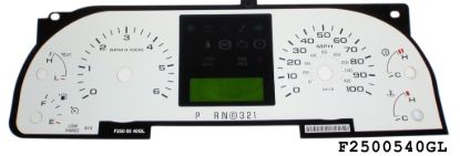 Picture of US Speedo Instrument Cluster Gauge Face Kit - F250054GL0
