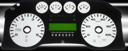 Picture of US Speedo Instrument Cluster Gauge Face Kit - F250084D0