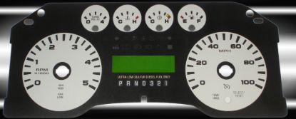 Picture of US Speedo Instrument Cluster Gauge Face Kit - F250084D2