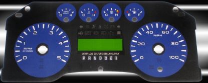 Picture of US Speedo Instrument Cluster Gauge Face Kit - F250084D4