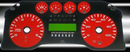 Picture of US Speedo Instrument Cluster Gauge Face Kit - F250084D5