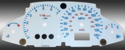 Picture of US Speedo Instrument Cluster Gauge Face Kit - FOC042