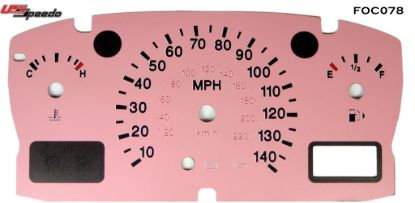 Picture of US Speedo Instrument Cluster Gauge Face Kit - FOC078