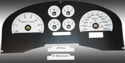 Picture of US Speedo Instrument Cluster Gauge Face Kit - FX4040