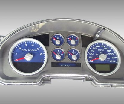 Picture of US Speedo Instrument Cluster Gauge Face Kit - FX4044
