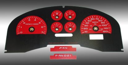Picture of US Speedo Instrument Cluster Gauge Face Kit - FX4045