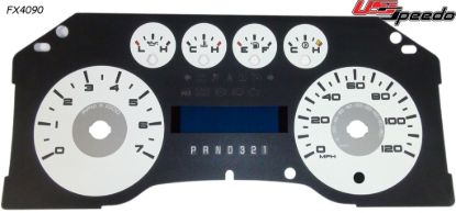 Picture of US Speedo Instrument Cluster Gauge Face Kit - FX4090K
